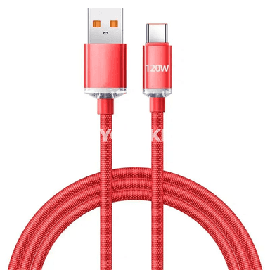 NNBILI 120W USB-C to USB-A çalt zarýad kabeli, 6A, 0.25–2 m