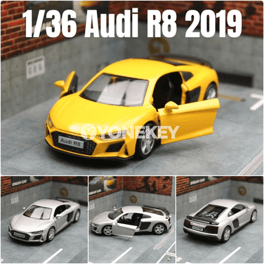 Audi R8 Coupe GT Spyder 1:36 diecast model awtoulagy
