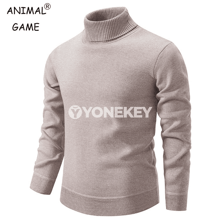 Erkekler üçin gyş-güýz ýyly turtleneck switer