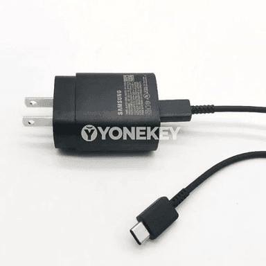 Samsung üçin 25W USB zarýad beriji adapter, Type-C, çalt zarýad