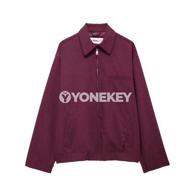 Zenanlar üçin ýeňil boýunlykly zipli ýaz güýz jaket