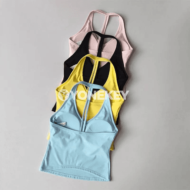 Aýallar üçin dem alýan sport bra, tikişsiz, ýeňil, ýoga üçin