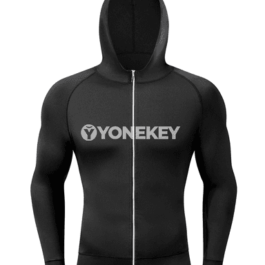 Erkekler üçin ýeňil sport zipli hudili sweatshirt