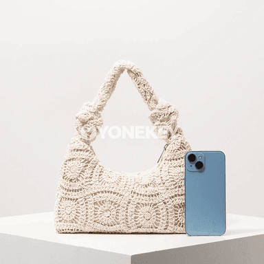 Zenanlar üçin boho gülli tomus sumkasy, syýahat üçin