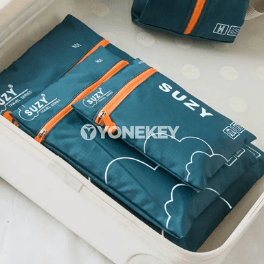 7 bölekli syýahat sumka toplumy, eşik we aýakgap saklaýjy organizer