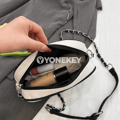 Zenanlar üçin moda kanwas egin we crossbody sumka