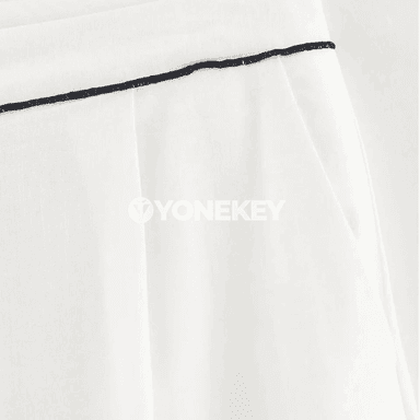 Aýal-gyzlar üçin güýzki giň balakly jaket toplumy, ýokary bel, moda