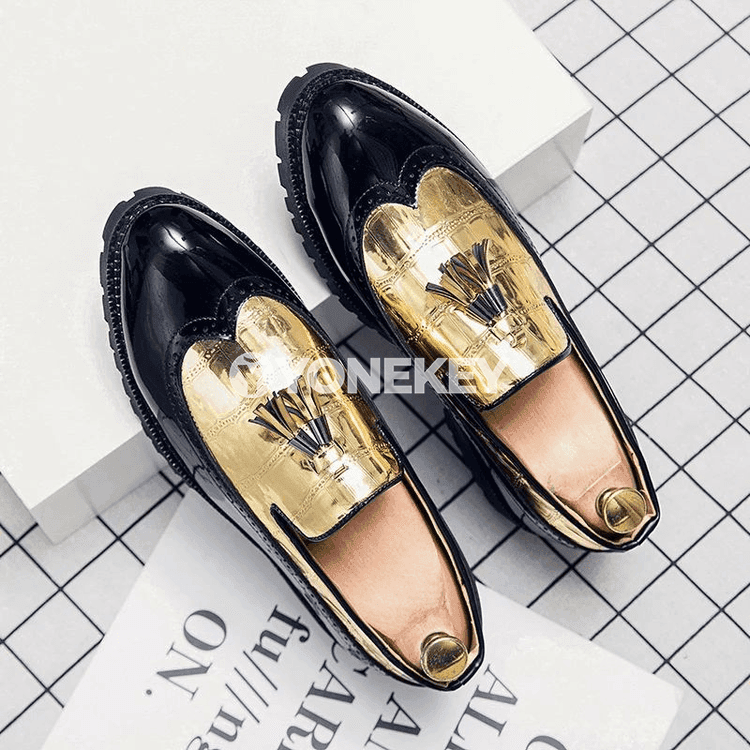 Klassik erkek loafers köwüşler, iş we sypaýy geýim üçin