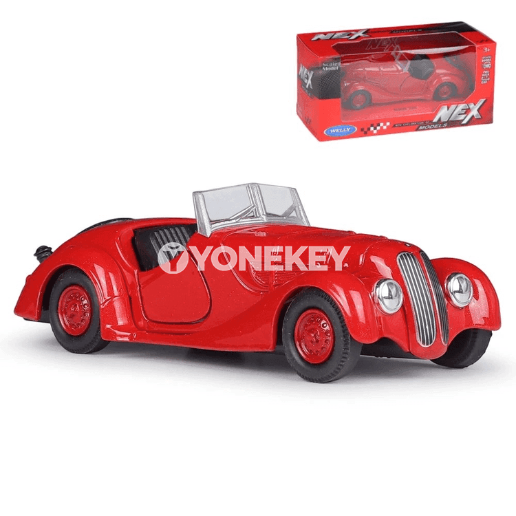 1:36 BMW 328 metal retro model awtoulag