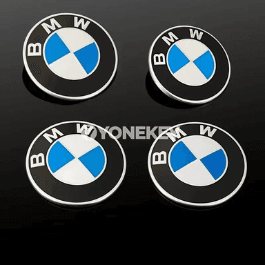 BMW ulagyon belgisi 74/82 mm – kapot we bagaj üçin emblem