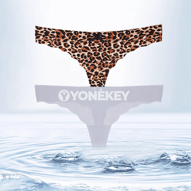 Zenanlar üçin ýokary rahat tikinsiz G-string içki eşik toplumы, 3 sany