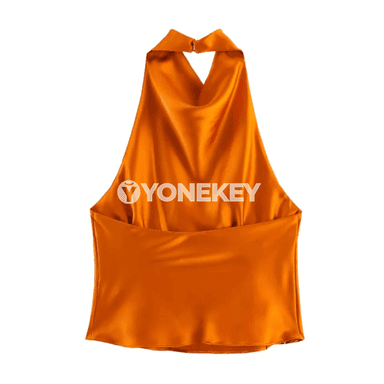 Zenanlar üçin atlas boýunly ýeňsiz halter top