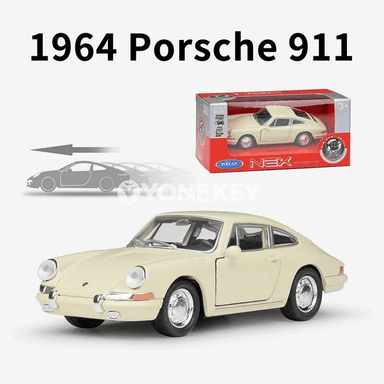Porsche 911 1:36 metal awtoulag modeli, çekilýän, çagalar üçin