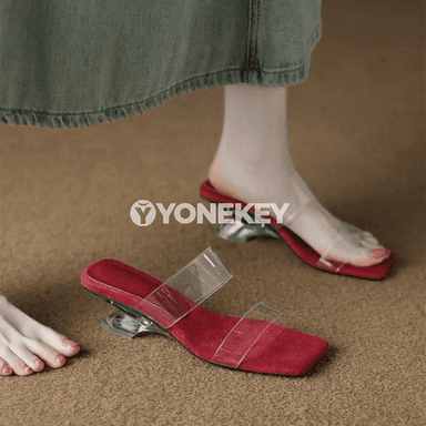 Açyk burunly ýokary ökjeli moda sandallary – tomus üçin