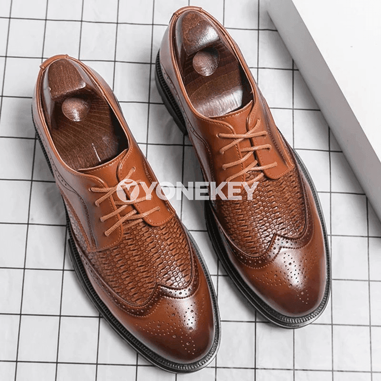 Erkekler üçin klassik deri loafer köwüşler