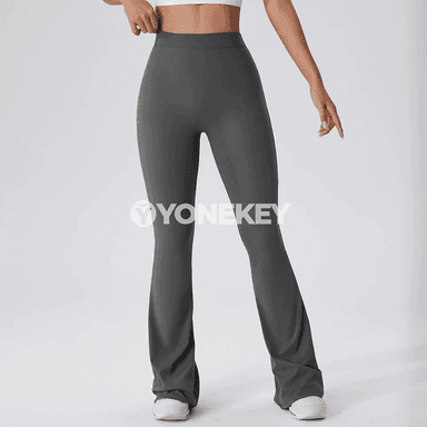 Zenanlar üçin ýokary belli sport leggins, ýoga we fitnes üçin giňýän model