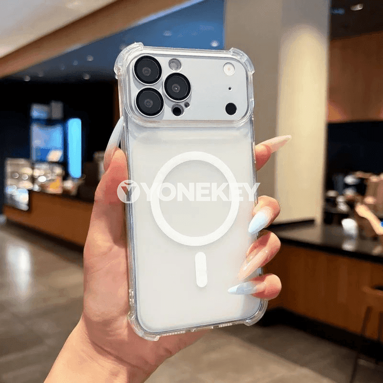iPhone üçin dört burçly anti-urga kamera goraýjy örtük