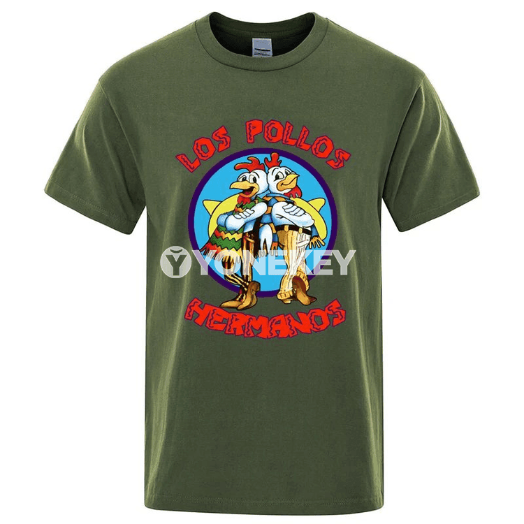 Tomusly LOS POLLOS Hermanos çaply erkek futbolkasy