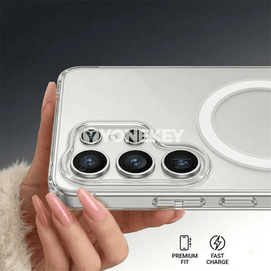 Samsung Galaxy S26–S21 üçin magnitli TPU-PC gorag örtük