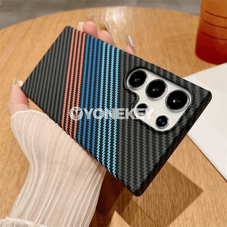 Samsung S25/S24/S23/S22/Note 20 üçin magnitli inçe karbon örtük