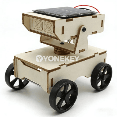 Gün energiýasy bilen işleýän robot gurluşyk toplumy, çagalar üçin okuw oýnawaçlary