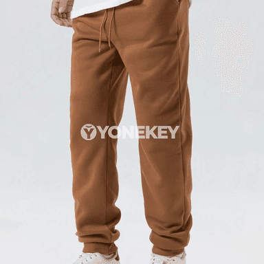 Erkekler üçin ýyly fleece sport jalbarlary, gündelik rahat görnüş