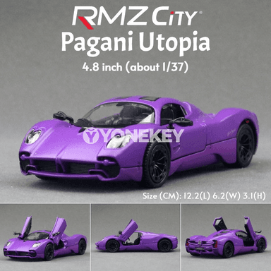 Pagani Utopia 1:38 metal awtoulag modeli, ýasama kolleksiýa