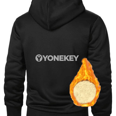 Erkekler üçin gyş ýumşak fleece zipli kapýuşonly kurtka