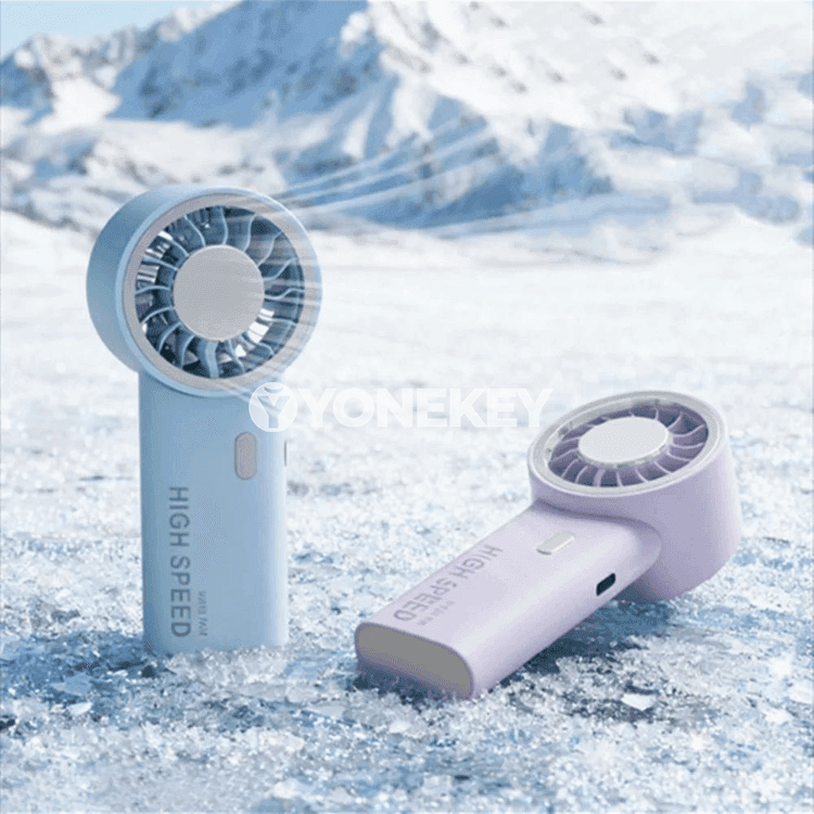 USB görnüşli göçme elde fan, zarýad edilýän kiçi fan