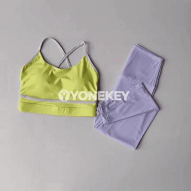 Aýal-gyzlar üçin 2 bölek yoga sport toplumy — beýik billi, ýeňil