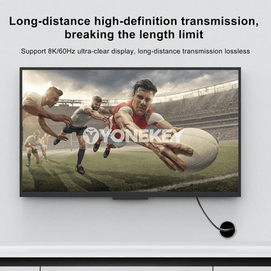 8K HDMI 2.1 süýümli optiki kabel, 5-20 m