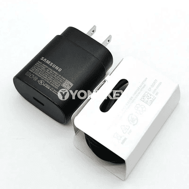 Samsung 25W US adapter, Type-C kabel bilen çalt zarýad beriji