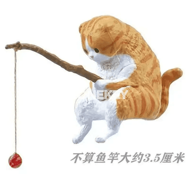 Akwarium üçin döredijilikli kiçi balykly bezeg, DIY ornament