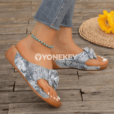Zenanlar üçin ýazky platformaly sandal-şypbyk, giň ululyklar