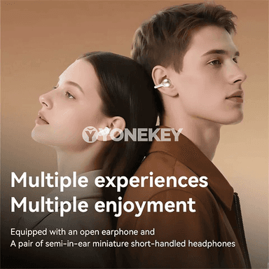 2 jübüt simsiz Bluetooth gulaklyk, LED displeýli, uzyn ömri