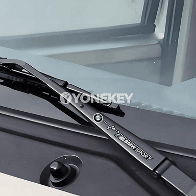 BMW üçin 2 sany awtoulag stikeri, wiper bezeg liýasy