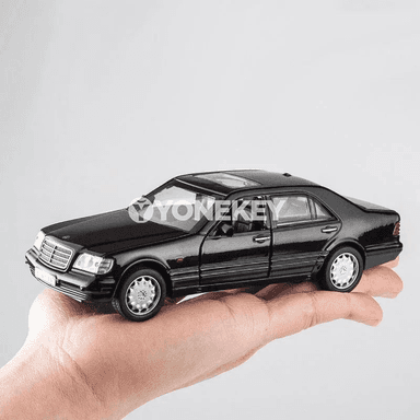 Mercedes-Benz W140 1:32 metal model maşyn, sesli we ýagtylykly