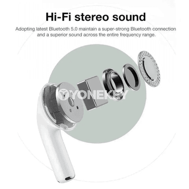 CHUBAN simsiz Bluetooth 5.3 gulaklyklar, sensor dolandyryşly, mikrofonly