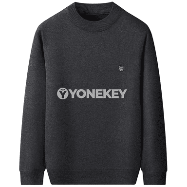 Erkekler üçin ýyly trikotaž switer, döwrebap gündelik stil