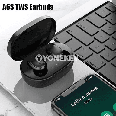 Simsiz TWS Bluetooth gulaklyklar, mikrofonly we zarýad gaply