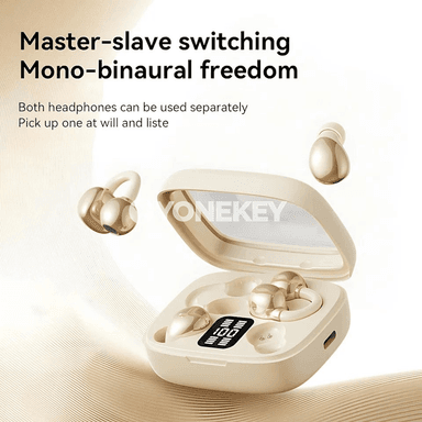 OWS simsiz Bluetooth gulakçepe nauşnikler, sport we ukma üçin