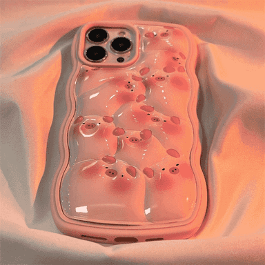 "Pink piggy" brendli iPhone modelli telefonlar üçin niýetlenen çehol.