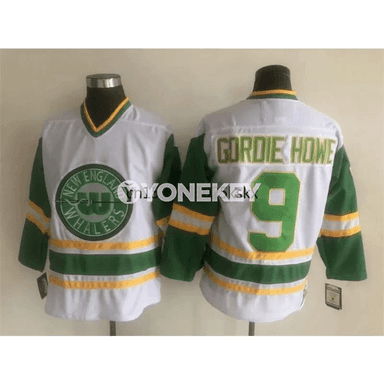 New England Whalers erkek hokkeýka jalbary, stitched jersey, M-3XL
