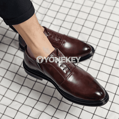 Erkekler üçin klassik oxfords deri köwüşler, ofis we toý üçin