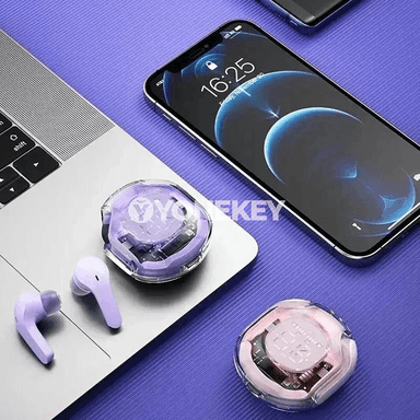 Bluetooth TWS simsiz gulaklyja: sanly displeý, sensor dolandyryş