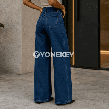 Zenanlar üçin giň balakli denim jinsiler, Y2K stil