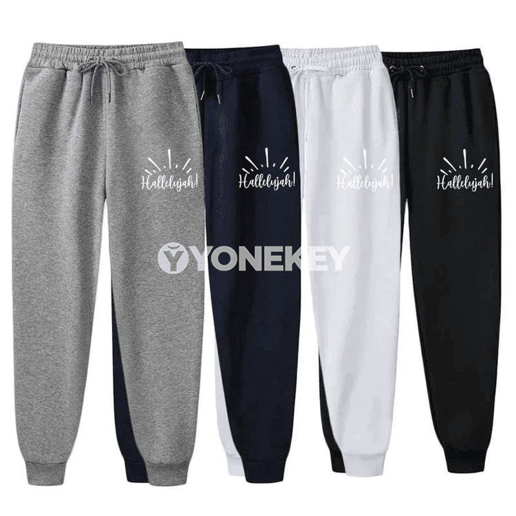 Erkekler üçin sport we gündelik jogging balaklar, ýyly fleece