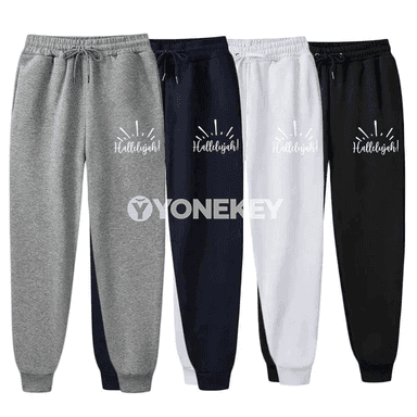 Erkekler üçin sport we gündelik jogging balaklar, ýyly fleece
