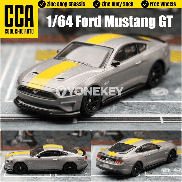 Ford Mustang GT 1:64 metal model awtoulag, sowgat we kolleksiýa üçin