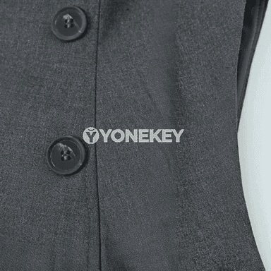 Zenanlar üçin ýeňsiz düwmejikli slim fit ýaz‑tomus topy